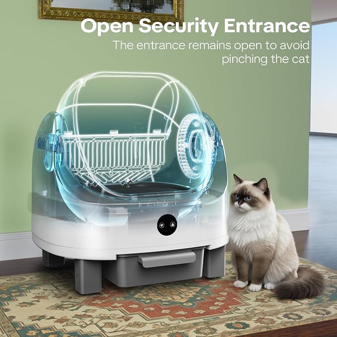 OROLEY Open-Top Automatic Cat Litter Box, Self-Cleaning Litter Box - Image 4