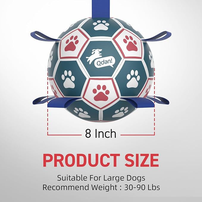 QDAN Large Dog Toys, 8 Inch Durable Balls - Image 8