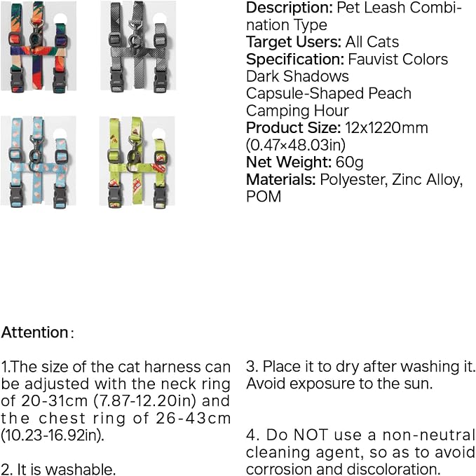 pidan Cat Harness and Leash Set, Cats Escape Proof - Image 7