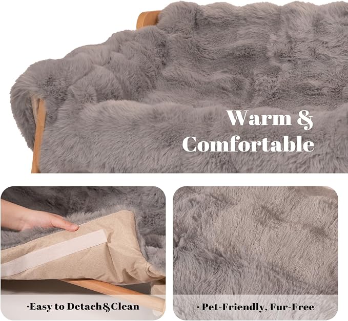 CHEERHOME PETS Elevated Cat Couch Bed - Image 3