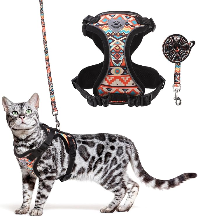 KOOLTAIL Cat Harness and Leash Set, Escape Proof by KOOLTAIL