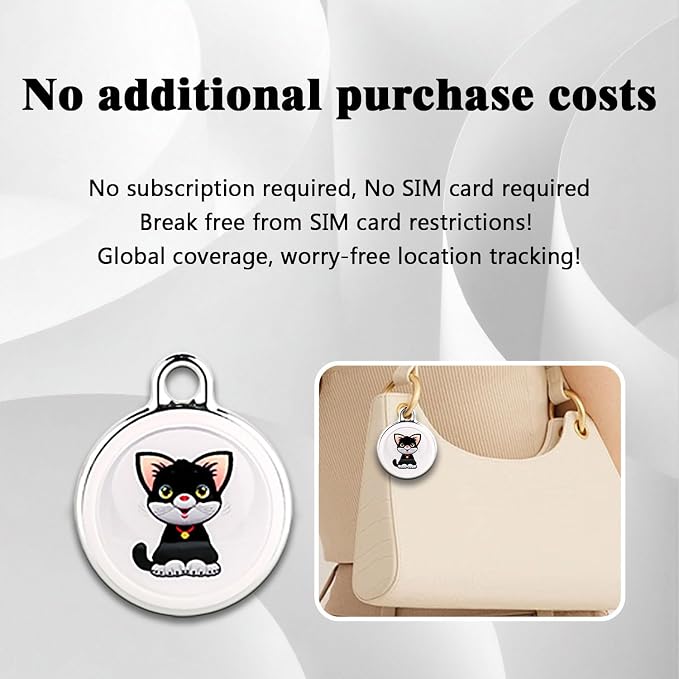 GPS Tracker for Dogs & Cats, No Subscription & No SIM Card, 365-Day Extra Long - Image 4