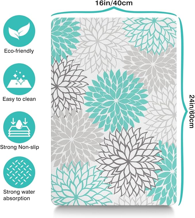 Pet Feeding Mat for Floors Waterproof Dog Mat for Food and Water Absorbent - Image 5