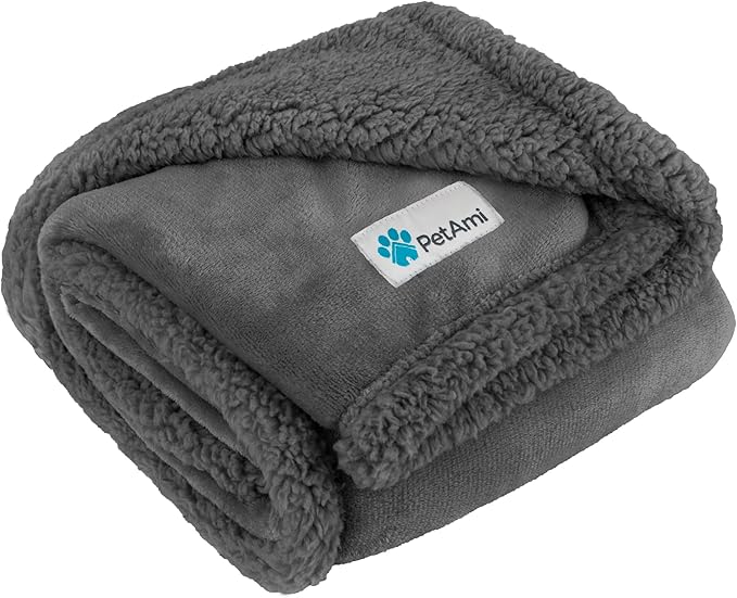 PetAmi Dog Blanket for Bed, XL Pet Blanket Large Dogs, Fleece Furniture Couch by PetAmi