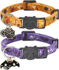 Halloween Cat Collar, Cotton 2 Pack Cat Collar by Giecooh