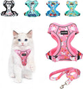 Halypet Cat Harness and Leash Set Cute Escape Proof Vest Harness by DOMoreWithYourPet