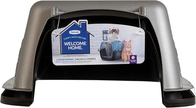 Petmate Dog Crates for Small Dogs & Cat Carriers, Two-Door Plastic Pet Kennel - Image 12