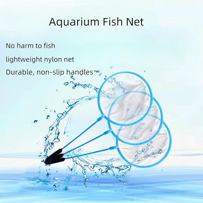 10pcs Aquarium Fish Net Cleaner Net Fish Tank Filter Nets High Density Mesh - Image 6