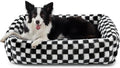JOEJOY Dog Bed Medium Size Dog, Rectangle Washable Orthopedic Corduroy Fleece by JOEJOY