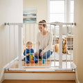Baby Gate for Stairs, 29.7-43" Auto Close Dog Gate for Doorways & Hallways by Mumeasy-FocusonBabyPetSafetyGate
