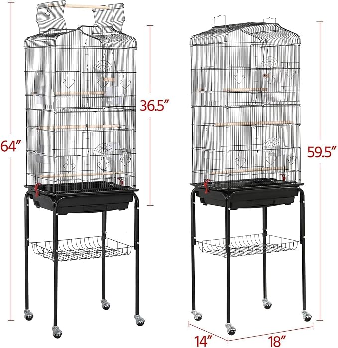 Bird Cage Seed Catcher Mesh Max 80" Circumference Pocket Style Covers - Image 4
