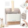 Cat Litter Scooper Kit Wooden Handle Metal Cat Litter Scoop Includes Small by DuuiHua