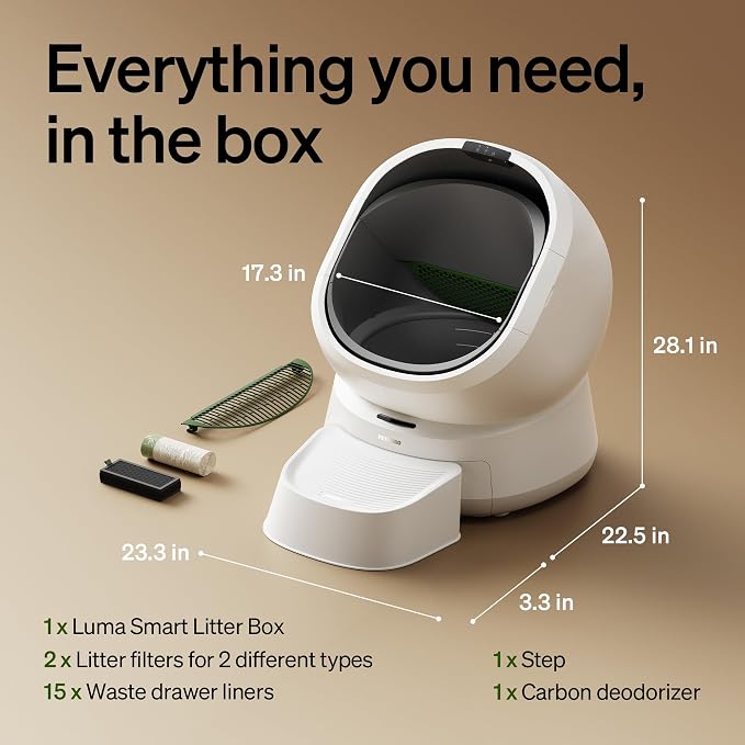 Bundle of PETLIBRO Upgrade Luma Automatic Cat Litter Box + Cordless Cat Water - Image 8