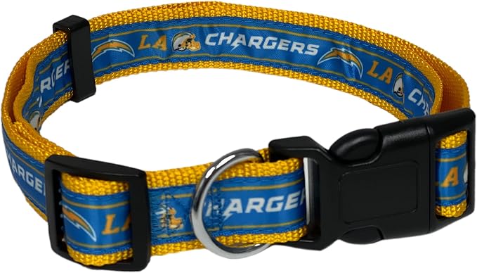 NFL PET Collar Los Angeles Chargers Dog Collar, Large Football Team Collar by PETSFIRST