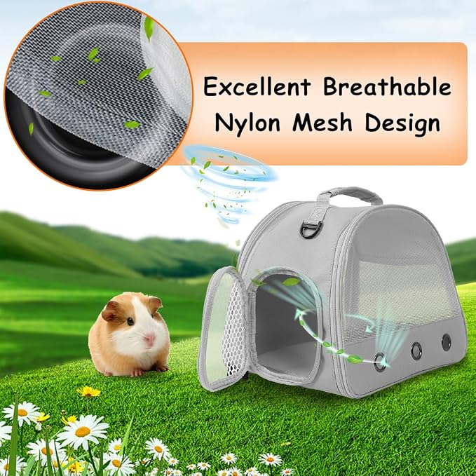 Guinea Pig Carrier Backpack, Bunny Rat Bird - Image 4