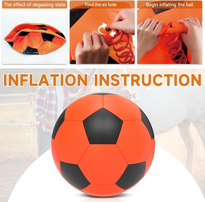 QDAN Herding Ball for Dogs, 25 inch Dog Balls, Giant Dog Toys Horse Toy - Image 9
