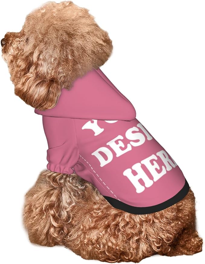 Personalized Chihuahua Dog Hoodie, Custom Pet Warm Sweatshirt Costume - Image 6