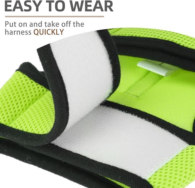 PUPTECK Soft Mesh Cat Vest Harness and Leash Set Puppy Padded Pet Harnesses - Image 5