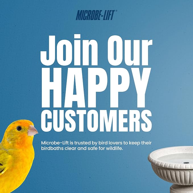 Microbe-Lift Bird Bath Clear Two-in-One Water Cleaner – 4 Oz – Safe - Image 7