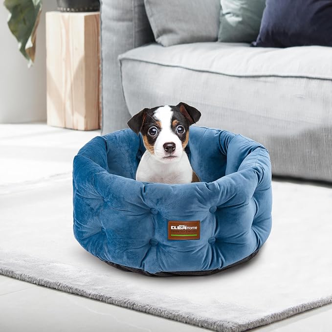 ClevaHome Deep Nest Cat Bed for Small Pets up to 15lbs - Image 6