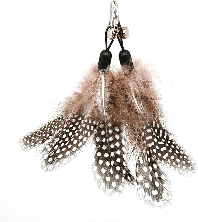 12 Pack Cat Wand Feather Toy Refills - Image 3