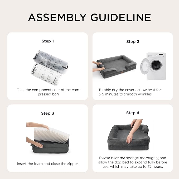 Bedsure Orthopedic Dog Beds Large Sized Dog - Image 8