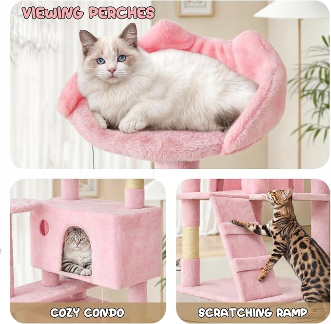 MoNiBloom 54 Inch Cat Tree Tower - Image 7