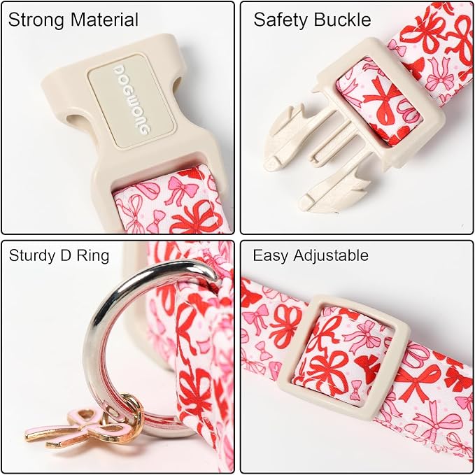 DOGWONG Cute Dog Collar, Girl Female Dog Collars - Image 3