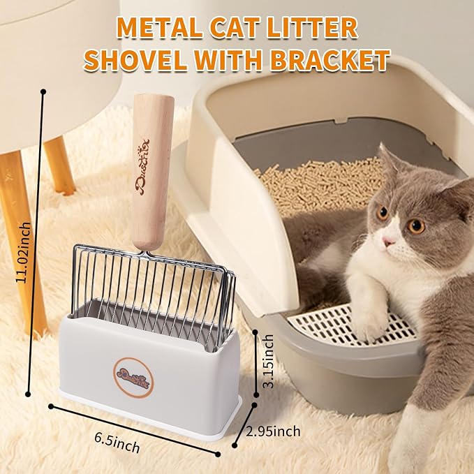 Cat Litter Scoop Metal Litter Scooper - Image 4