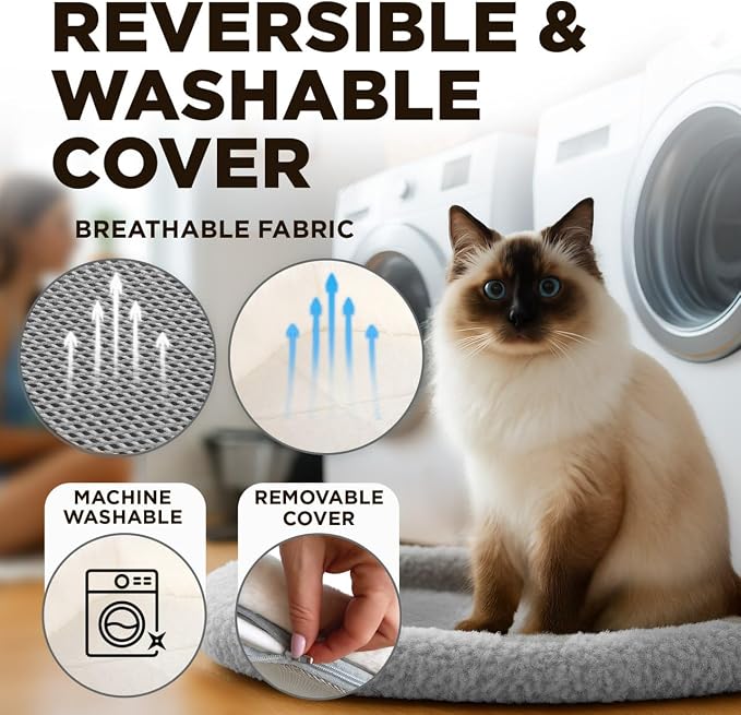 Cat Window Perch – Strong 6 Suction Cup Foldable Cat Hammock Bed - Image 8