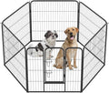 BestPet | Dog Playpen | 32 Inch, 6 Panels | Heavy Duty Metal Pet Exercise Pen | by BestPet