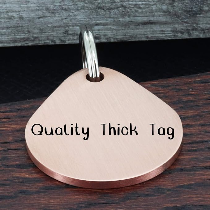 Ultra Joys Cat ID Tag Personalized Pet Tags, Durable Stainless Steel Small Pet - Image 5