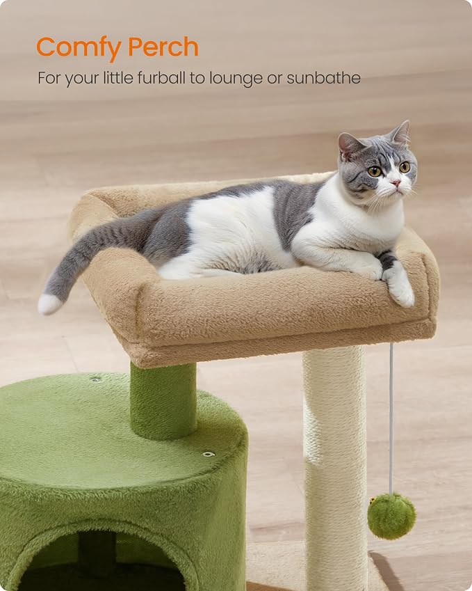 Feandrea Cat Tree, Small Cat Tower - Image 6