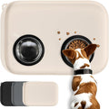 Silicone Dog Food Mat with Side Pocket & Hook Hole, Soft Raised Edges, Easy by Conlun