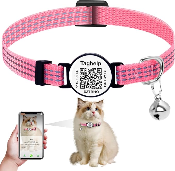Reflective Cat Collar Personalized by Taghelp