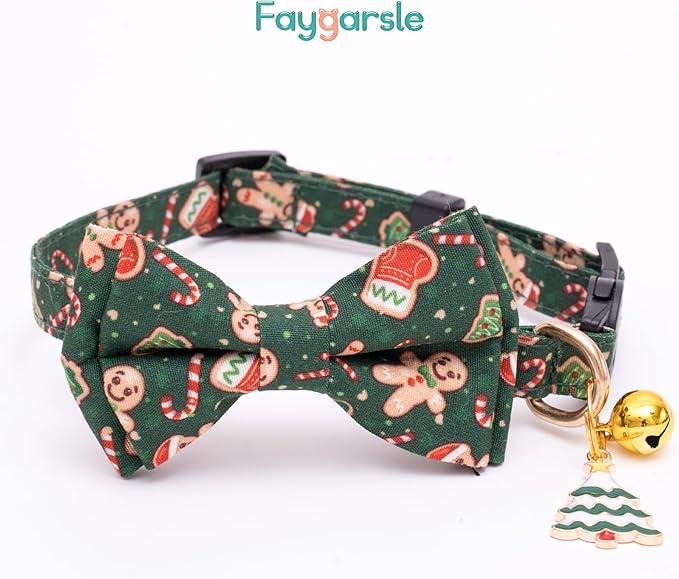 Faygarsle 2 Pack Christmas Cat Collars - Image 4