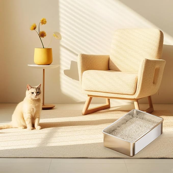 Stainless Steel Cat Litter Box - Image 7