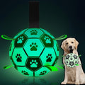 QDAN Glow in The Dark Dog Toys Soccer Ball by QDAN
