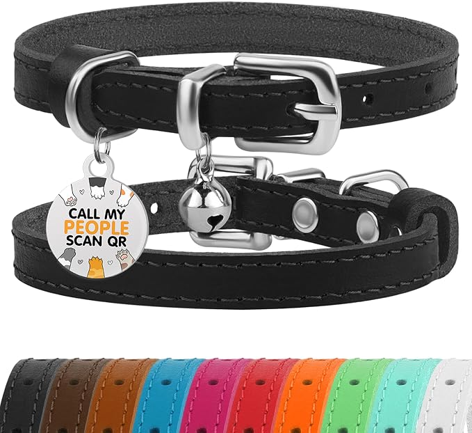 BRONZEDOG Leather Cat Collar by BRONZEDOG