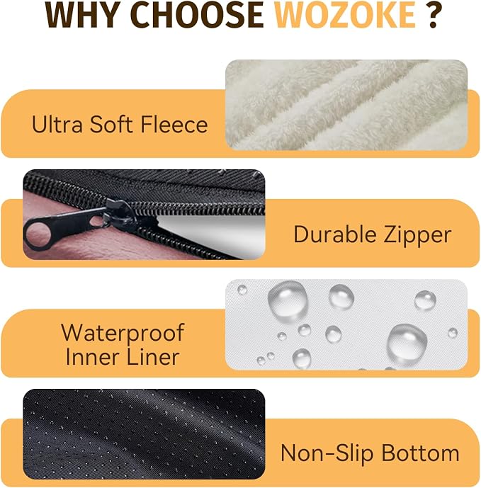 Orthopedic Waterproof Large Memory Foam Dog Bed: Washable Dog Bed - Image 6