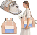 Expandable Cat & Small Dog Carrier Backpack, Soft-Sided Airline-Approved Pet by JourCraf