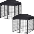 Dog Kennel Outside, 4.5' x 4' x 4' Dog Kennel Outdoor by Jhsomdr