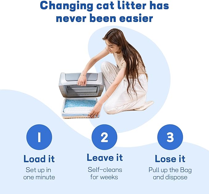 Crystal Cat Litter and Disposable Litter Trays 3 Sets Compatible - Image 7