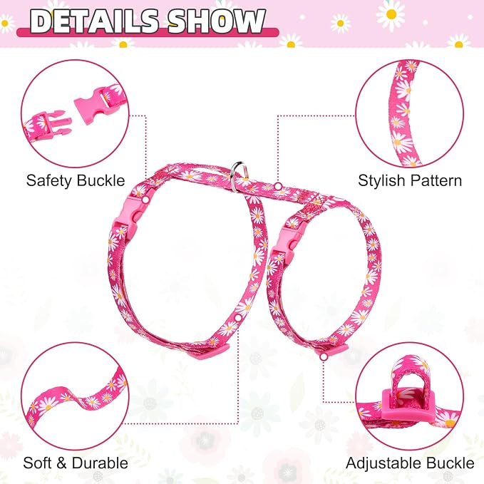 KOOLTAIL Cat Harness and Leash Set, Escape Proof Adjustable Kitten Harness - Image 3