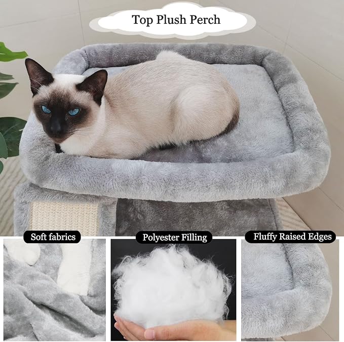 Small Cat Tree for Indoor Cats，Cat Tower - Image 5
