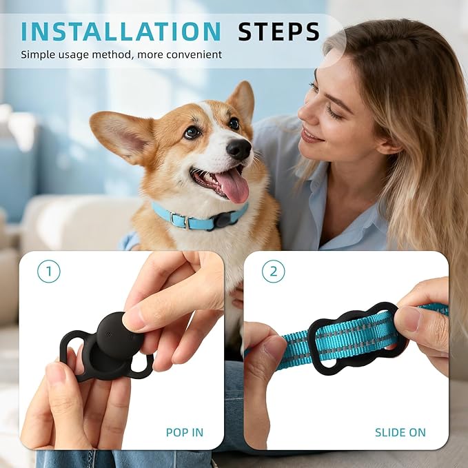 1 Pack Android GPS Dog Collar, Mini Dog GPS Tracker, Smart Pet Activity Tracker - Image 4