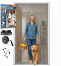 Premium Magnetic Screen Door, Heavy-Duty Reinforced Mesh, Ultra-Dense Weave by CANLENE