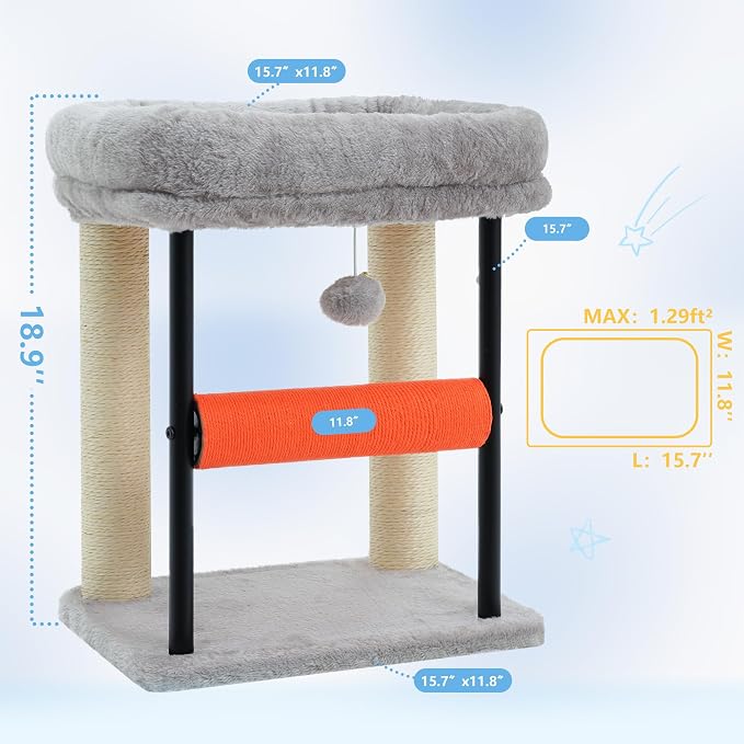 Hey-brother Cat Tree, Cat Scratching Posts - Image 3