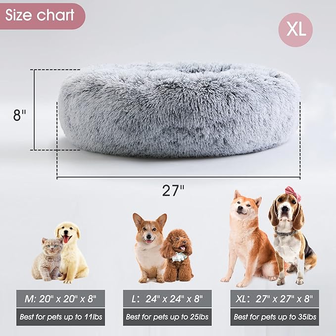 WESTERN HOME WH Calming Dog & Cat Bed - Image 3