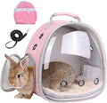 Portable Small Animal Backpack Travel Breathable Pet Carrier Bag Cages by LightUpYourPetsLife